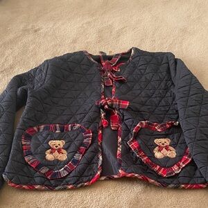 Quilted women’s  Jacket with Bear Pockets